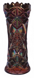 Sowerby UK Pinwheel a.k.a. Derby Amethyst Vase